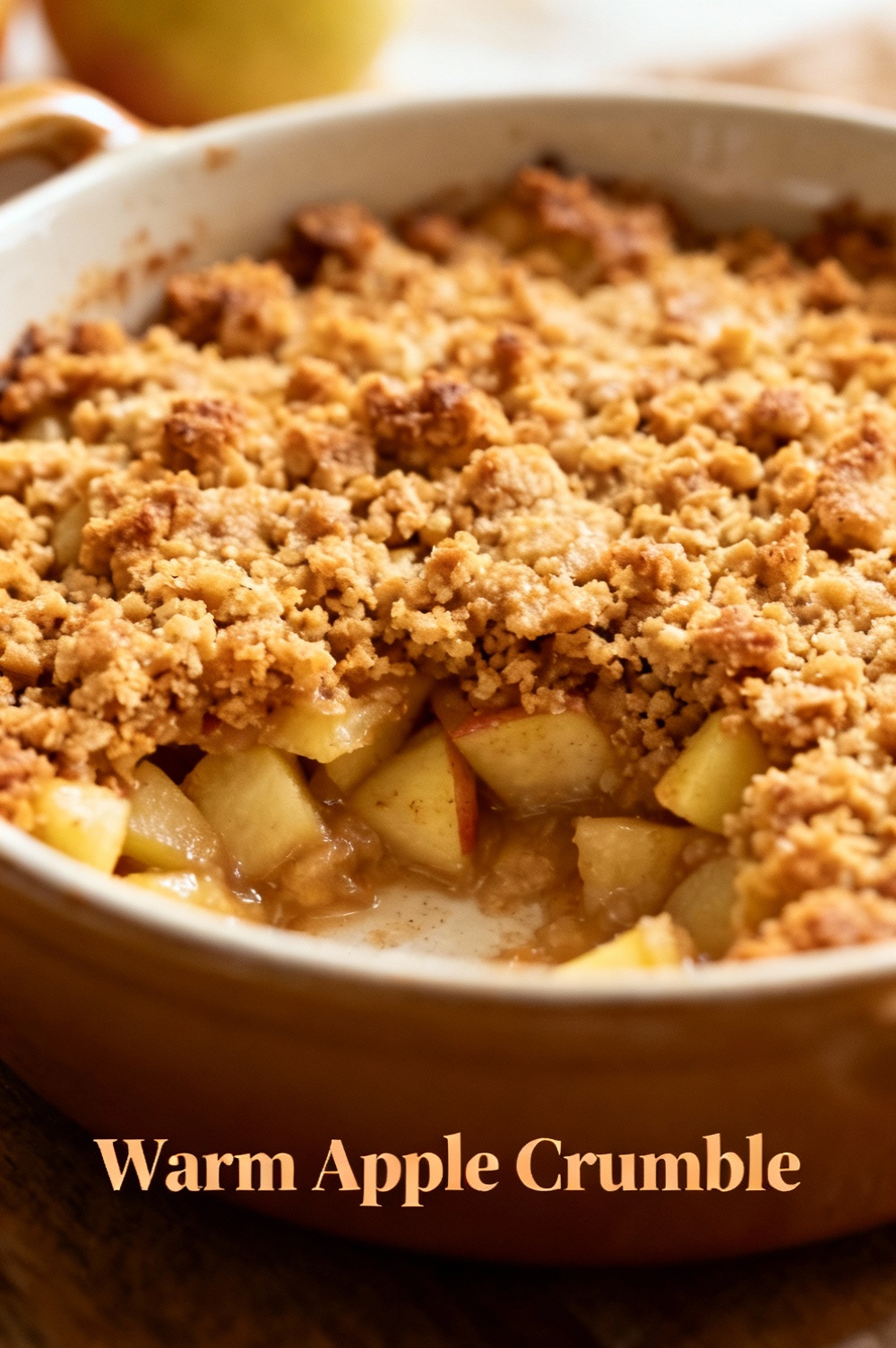 Warm Apple Crumble