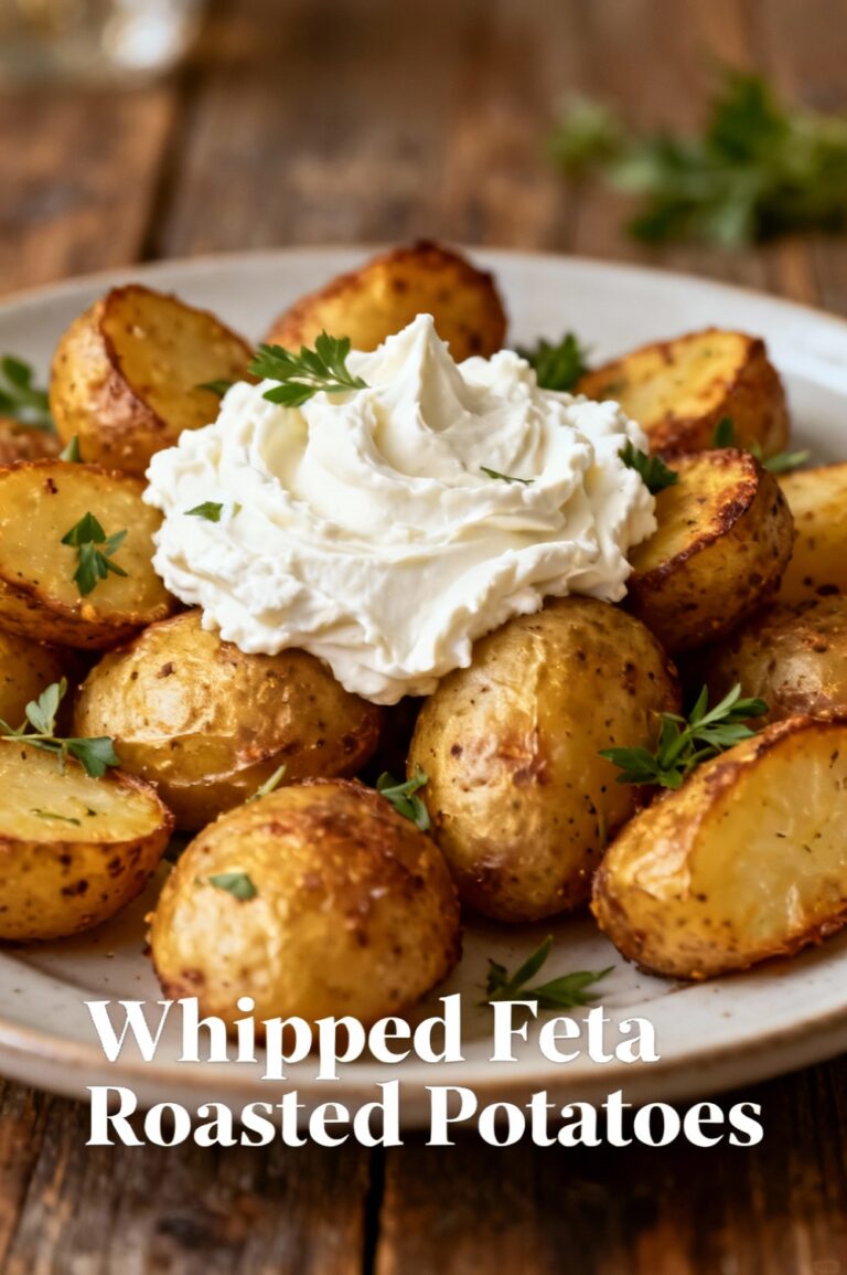 Whipped Feta Roasted Potatoes
