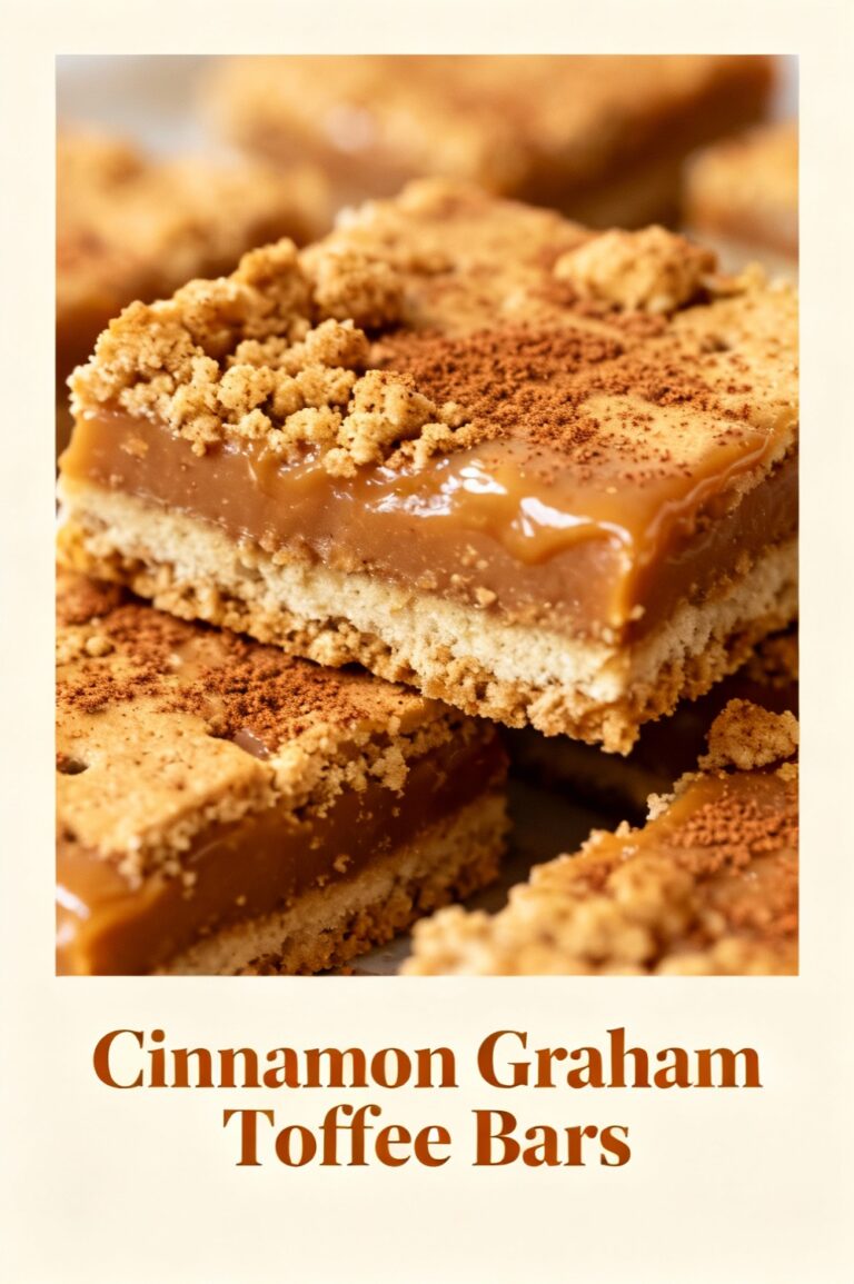 Cinnamon Graham Toffee Bars