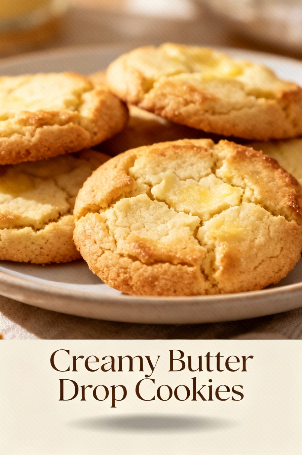 Creamy Butter Drop Cookies