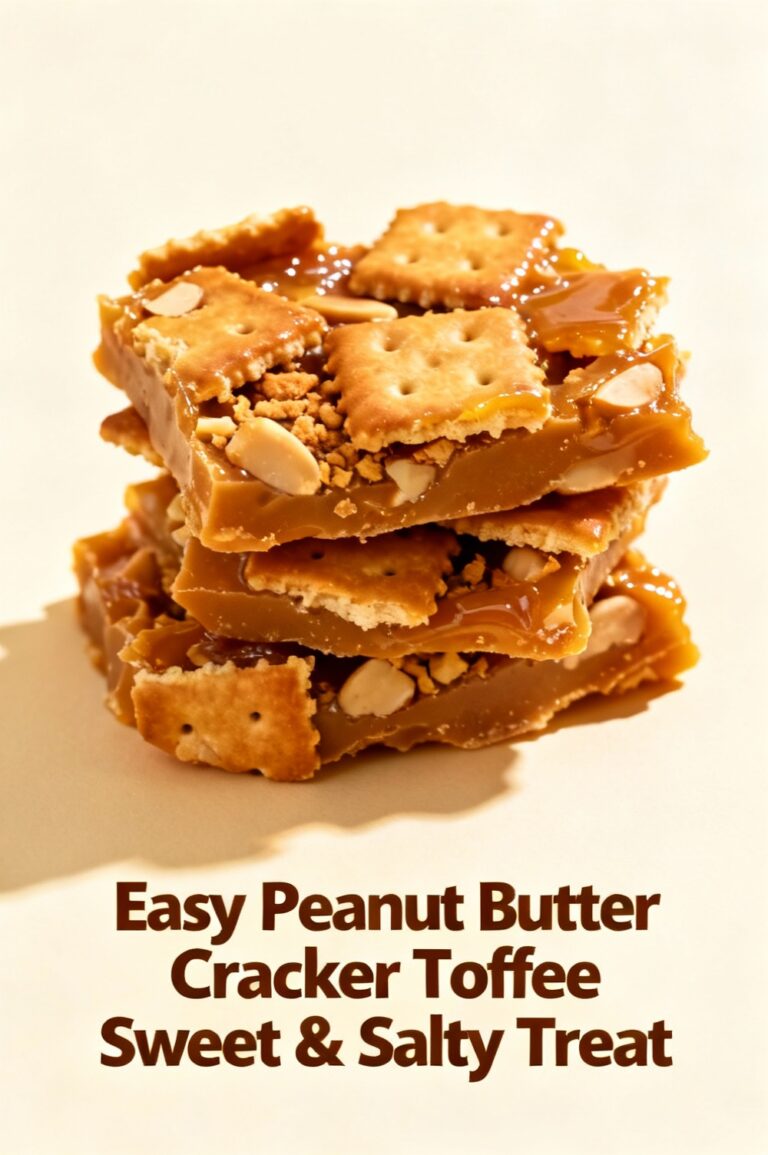 Easy Peanut Butter Cracker Toffee Sweet & Salty Treat