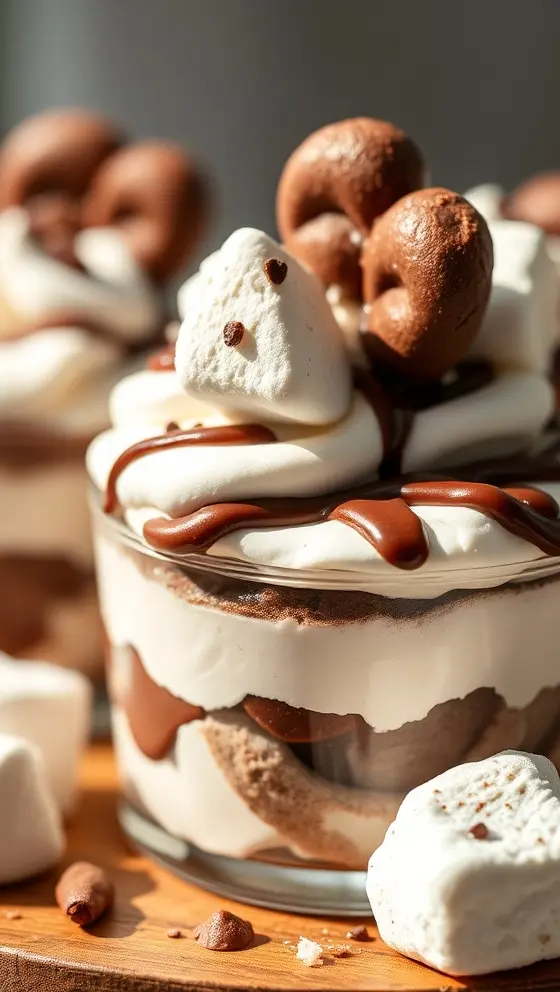 Chocolate Marshmallow Dip Delight