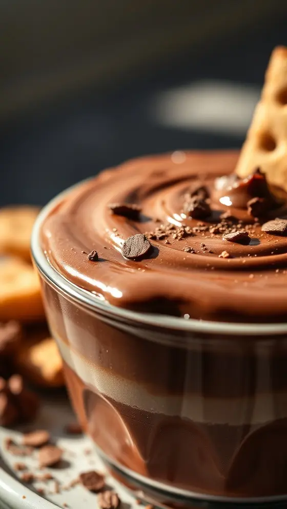 Fudgy Hot Chocolate Dip