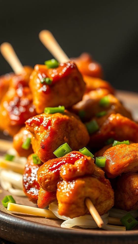 Bang Bang Chicken Skewers