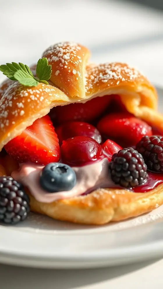 Berry Croissant Dessert