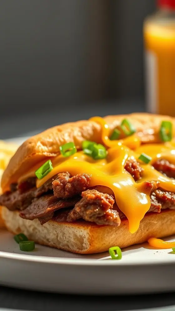 Cheesy Philly Cheesesteak Delight