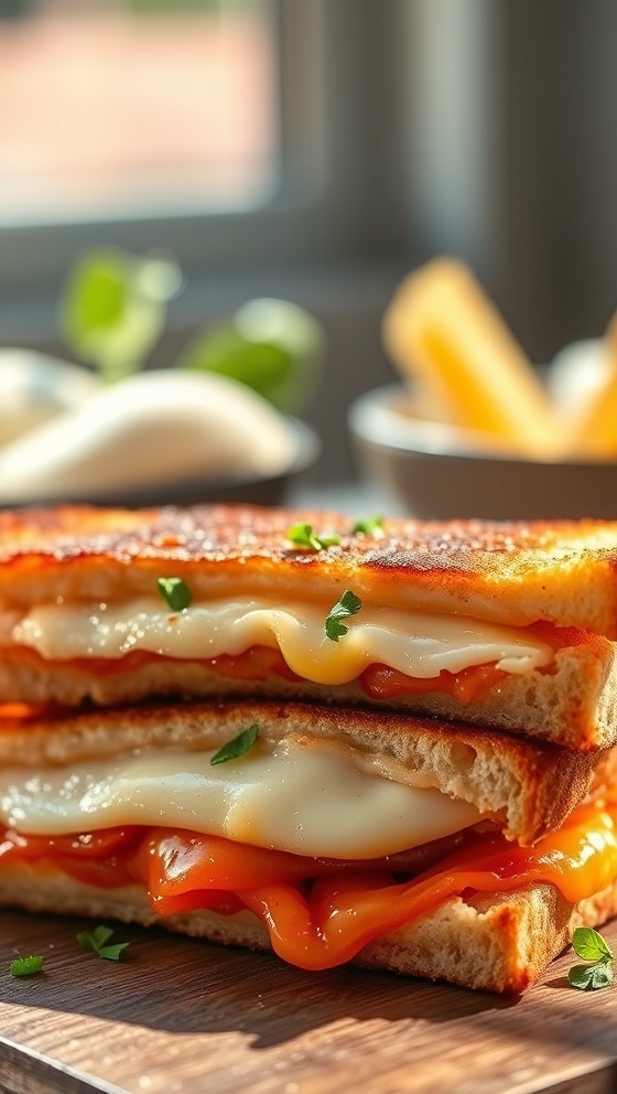 Chicken Parmesan Grilled Cheese
