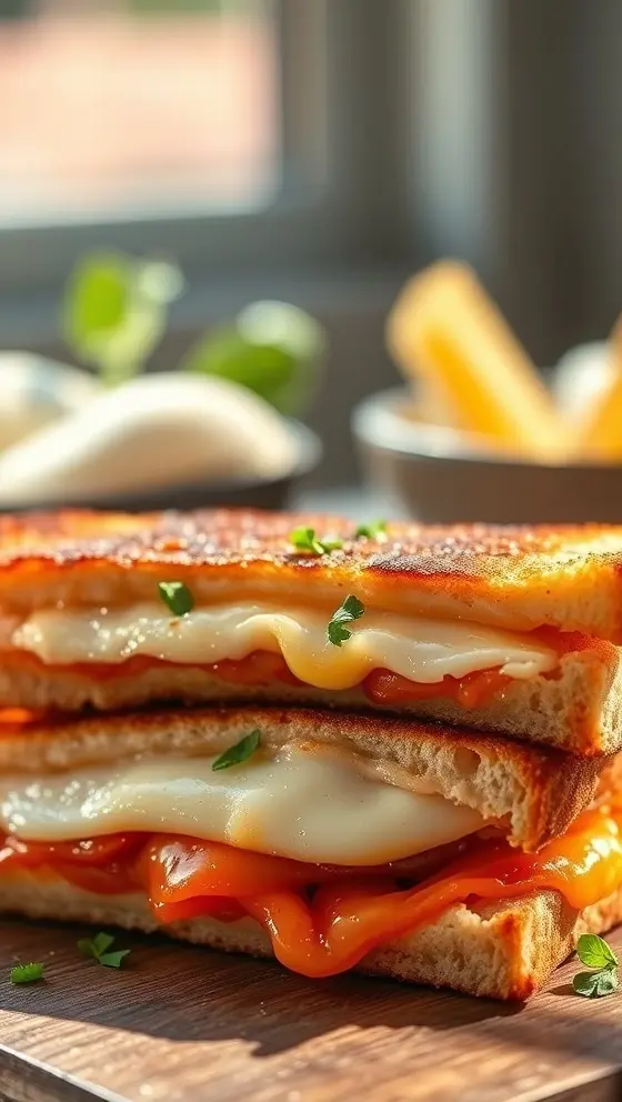 Chicken Parmesan Grilled Cheese
