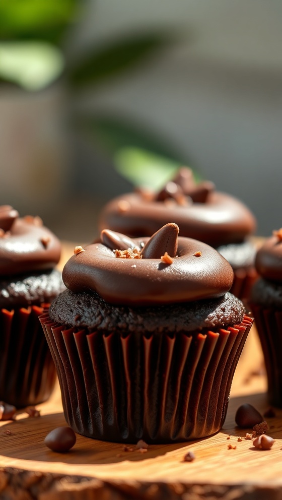 Molten Chocolate Lava Cupcakes