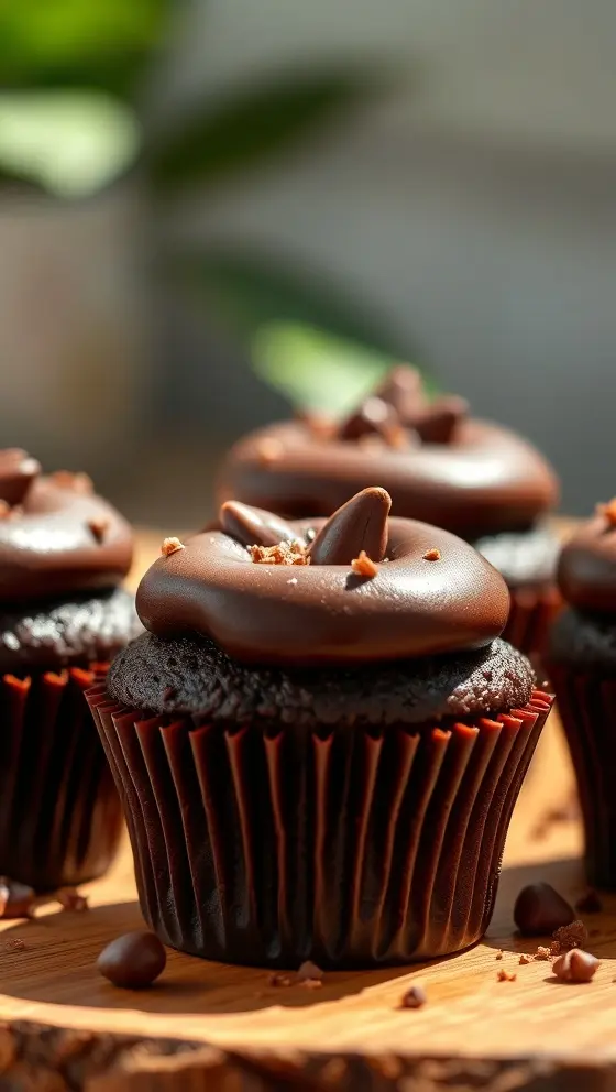 Molten Chocolate Lava Cupcakes