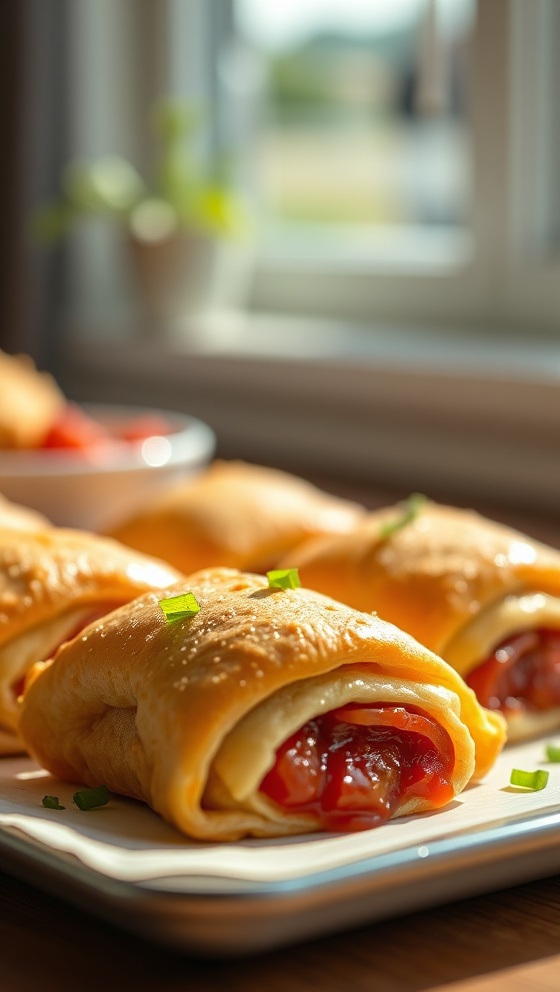 Rotel Sausage Crescent Rolls