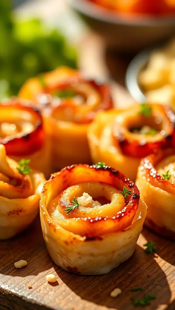 Savory Crab Pinwheel Bites