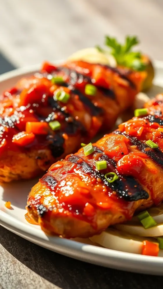 Sweet and Spicy Grilled Chicken