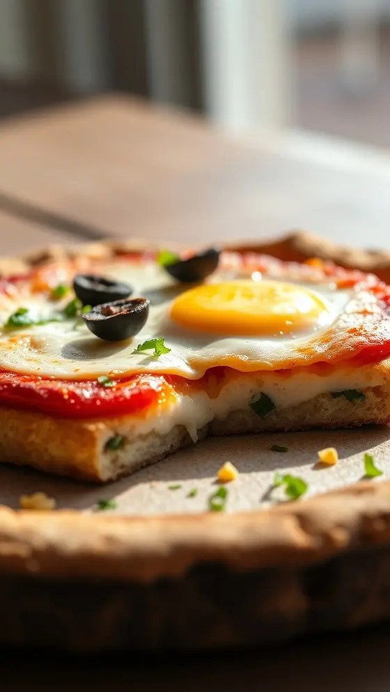 English Muffin Breakfast Pizza