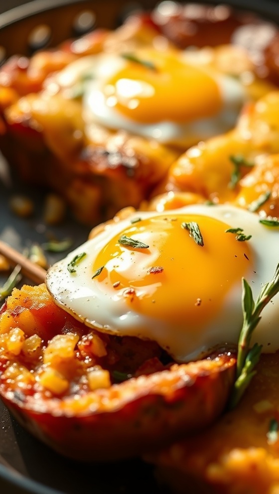 Overnight Sausage Potato and Egg Bake